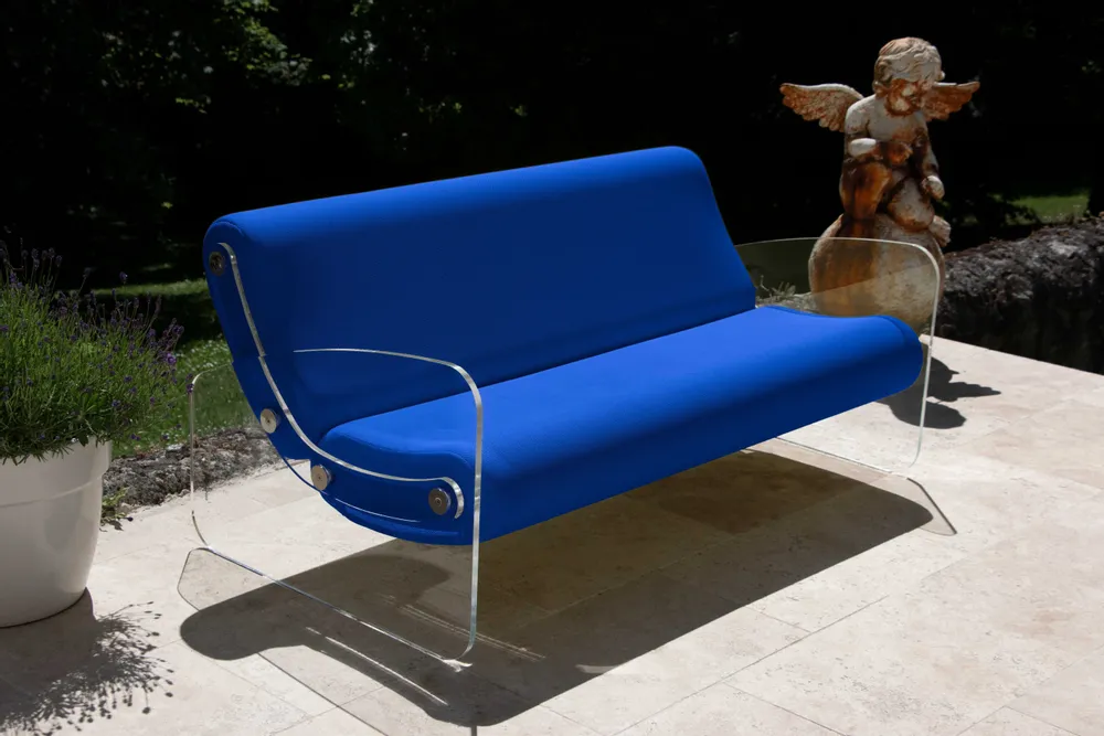 Lawn sofas   - MW03 sofa-Elegance, daring design and a vintage touch - KUUMO DESIGN