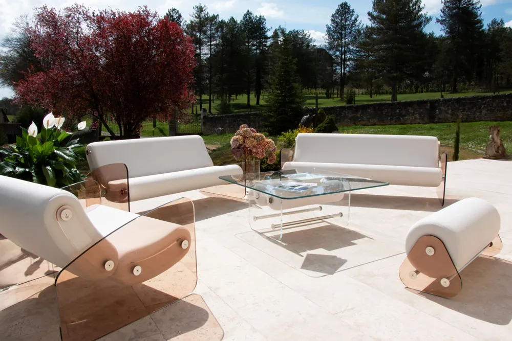 Lawn sofas   - MW03 sofa-Elegance, daring design and a vintage touch - KUUMO DESIGN