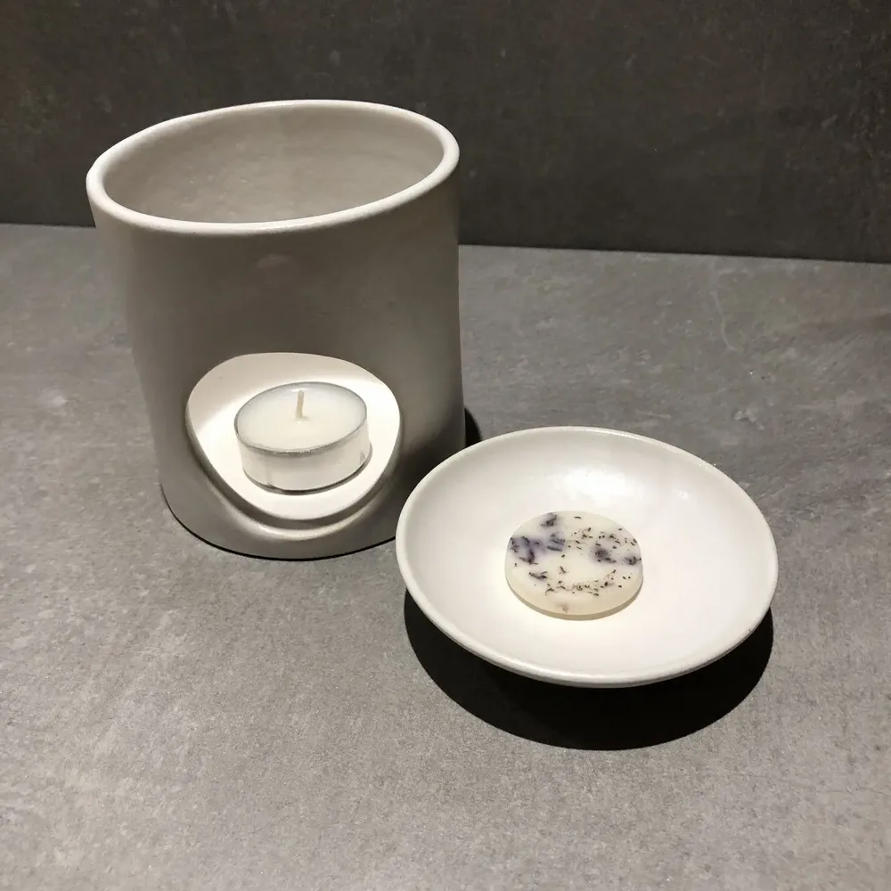 Candlesticks and candle holders - Enamelled Stoneware Candle Holder - LES POTERIES DE SWANE