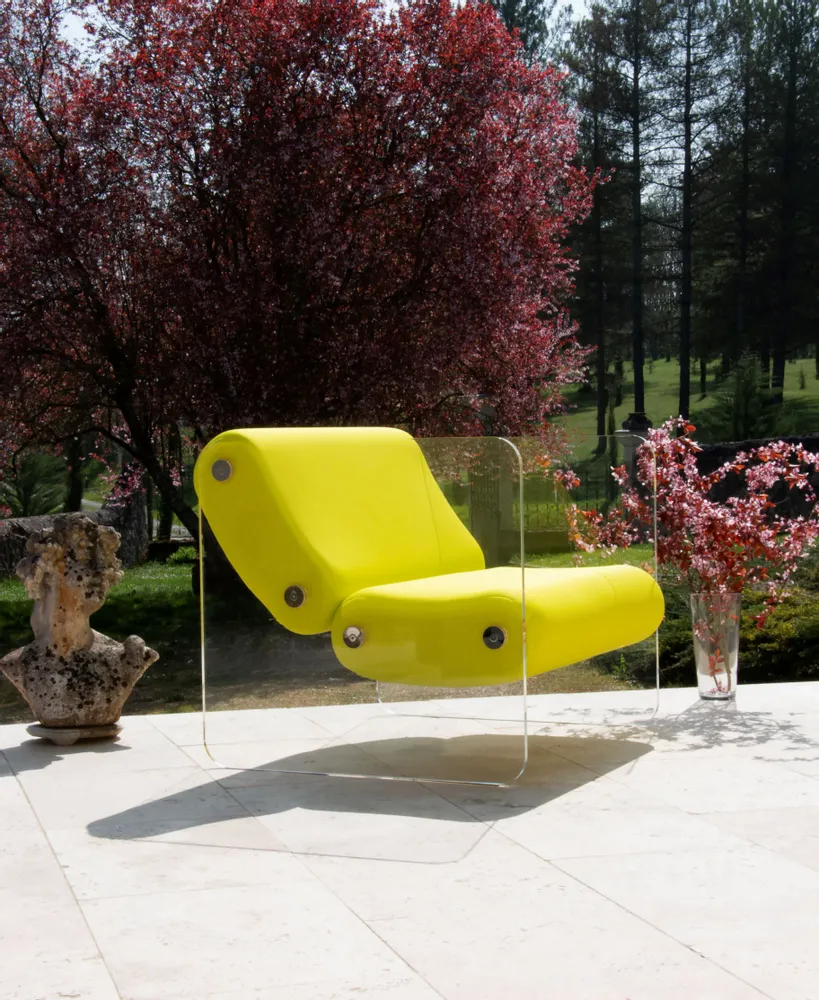 Fauteuils de jardin - Fauteuil design MW08 – En PMMA coulé, assise en mousse alvéolaire - KUUMO DESIGN