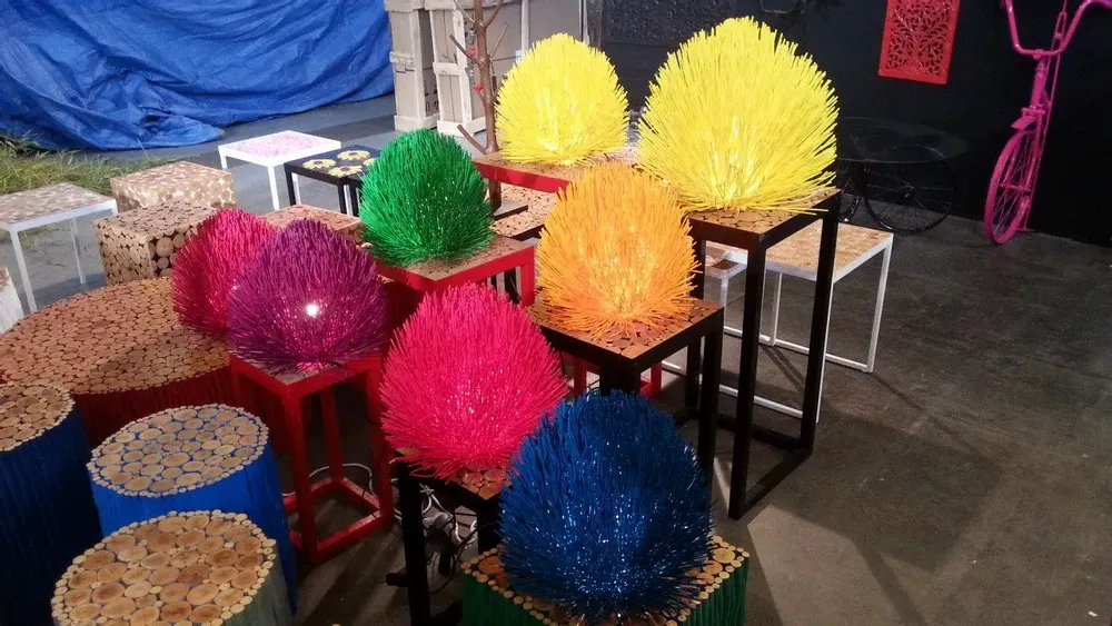 Table lamps - LAMP URCHIN COLLECTION (RATTAN -9 colors) - DCAA