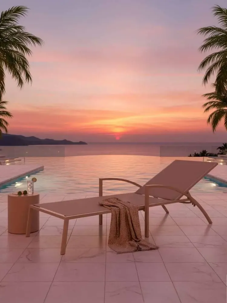 Deck chairs - Bain de Soleil CAPRI - HÉVÉA