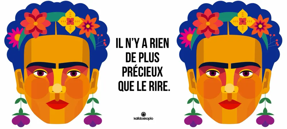 Mugs - Geo Flowers Mug in French - KALIDOSKOPIO