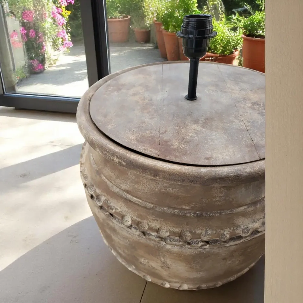 Table lamps - Gaze no.737 - Terracotta table lamp - ARTISAN BY MF