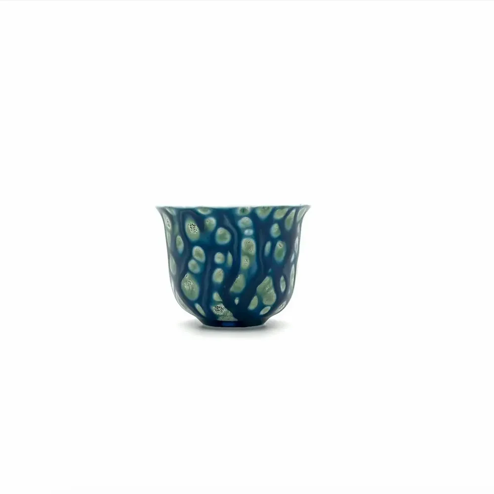 Mugs - Elemental Tea Cup | Blue Tone - GLAZARA