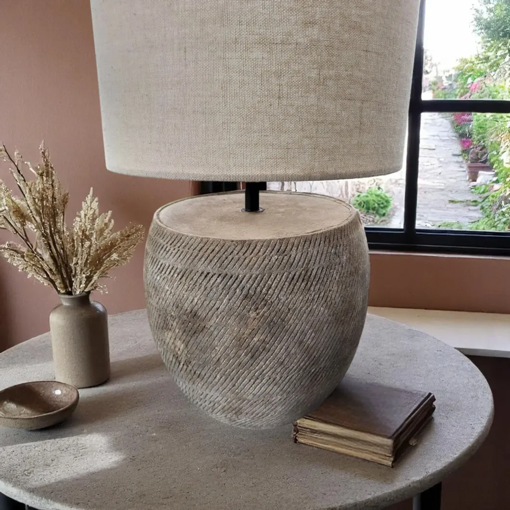Table lamps - Found U - Terracotta Table lamp - ARTISAN BY MF