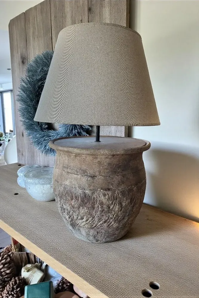 Lampes de table - Luz de Barro | Lampe de table en céramique - éclairage rustique - ARTISAN BY MF