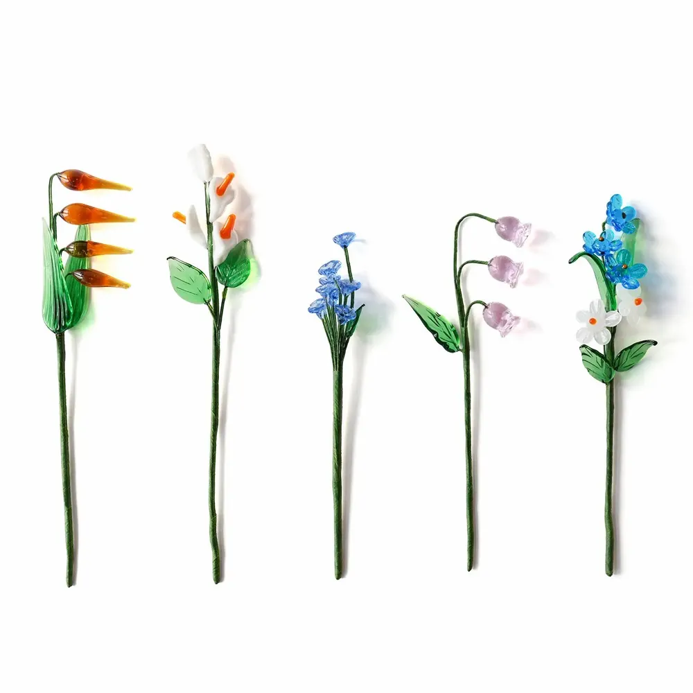 Floral decoration - ARTIFICIAL GLASS FLOWER - AMABRO