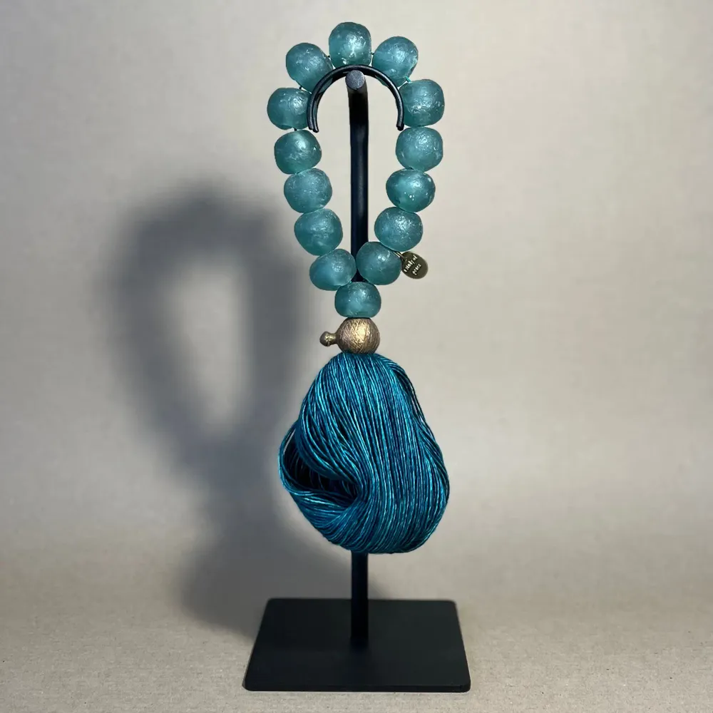Sculptures, statuettes and miniatures - Prayer bead Sculpture in large glass - STUDIO JULIA ATLAS