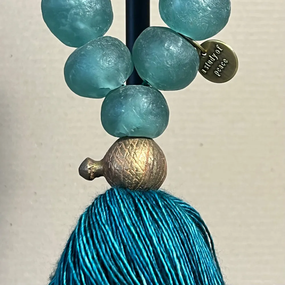 Sculptures, statuettes and miniatures - Prayer bead Sculpture in large glass - STUDIO JULIA ATLAS