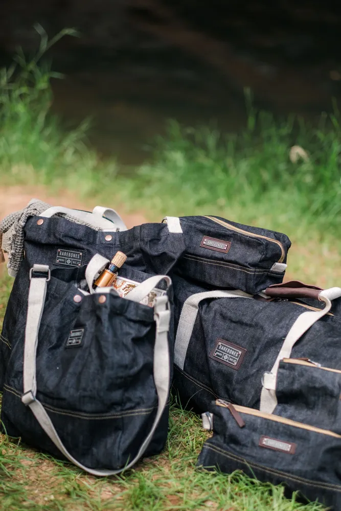 Bags and totes - Neelum Black Denim Family - BAREBONES