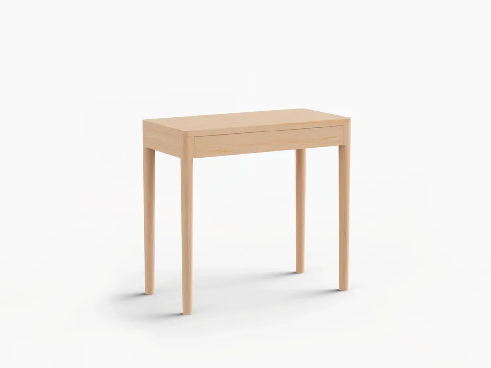 Mobilier et rangements pour bureau - FRONT — Buffet minimaliste en bois de frêne 80x40 - MOR