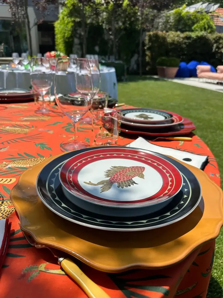 Table linen - Nappe en lin imprimée - OUR LINEN