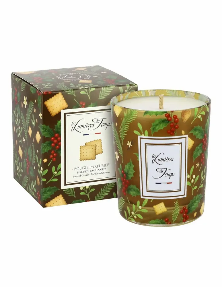 Candles - Winter Lights Candle 180g Enchanted Cookies - LES LUMIERES DU TEMPS