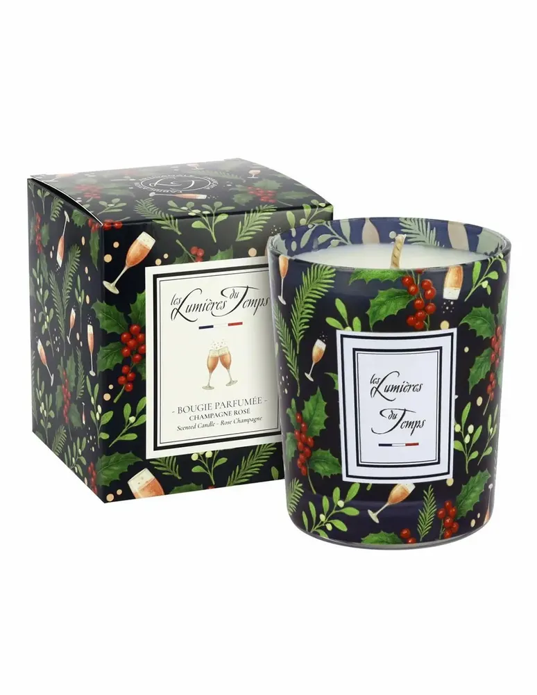 Candles - Winter Lights Candle 180g Champagne Rosé - LES LUMIERES DU TEMPS
