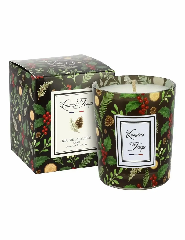 Bougies - Bougie Lumières d'Hiver 180 g Sapin - LES LUMIERES DU TEMPS