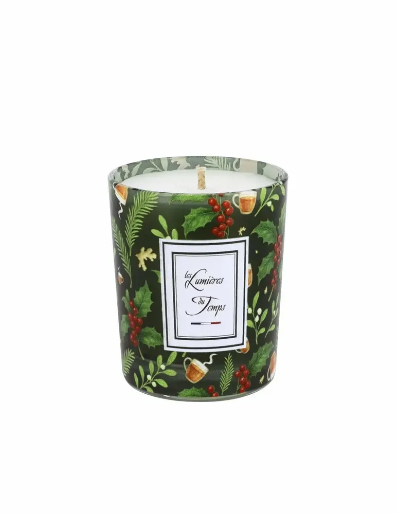 Bougies - Bougie Lumières d'Hiver 180 g Thé au Coin du Feu - LES LUMIERES DU TEMPS