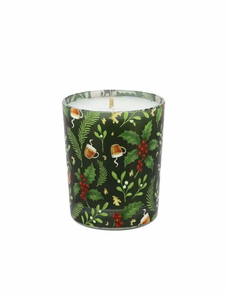 Bougies - Bougie Lumières d'Hiver 180 g Thé au Coin du Feu - LES LUMIERES DU TEMPS