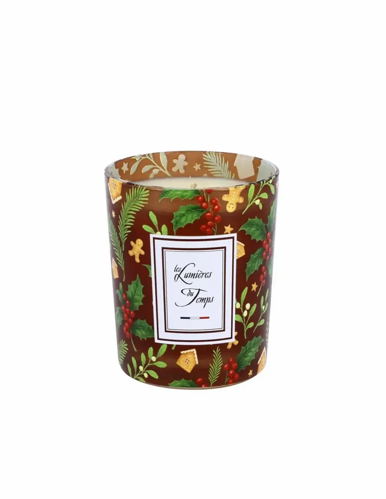 Bougies - Bougie Lumières d'Hiver 180 g Pain d'épices - LES LUMIERES DU TEMPS