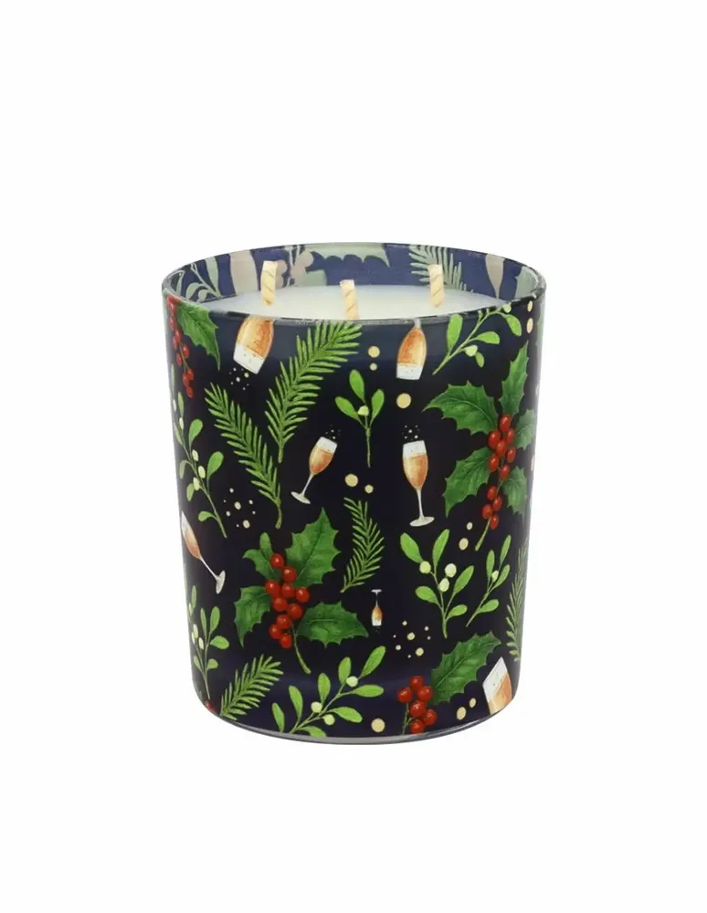 Bougies - Bougie Lumières d'Hiver 350 g Champagne Rosé - LES LUMIERES DU TEMPS