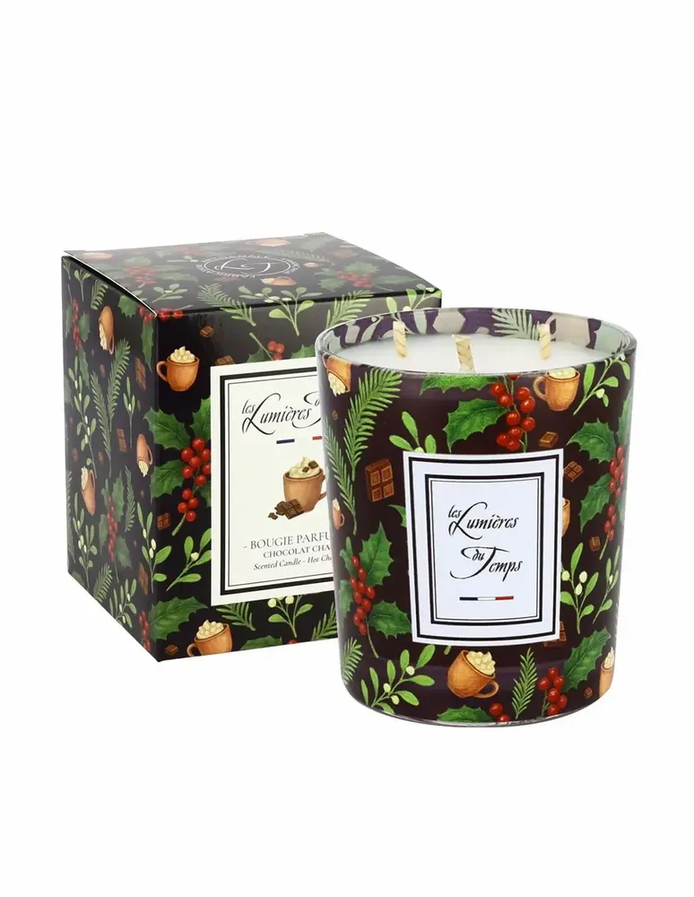 Candles - Winter Lights Candle 350g Hot Chocolate - LES LUMIERES DU TEMPS