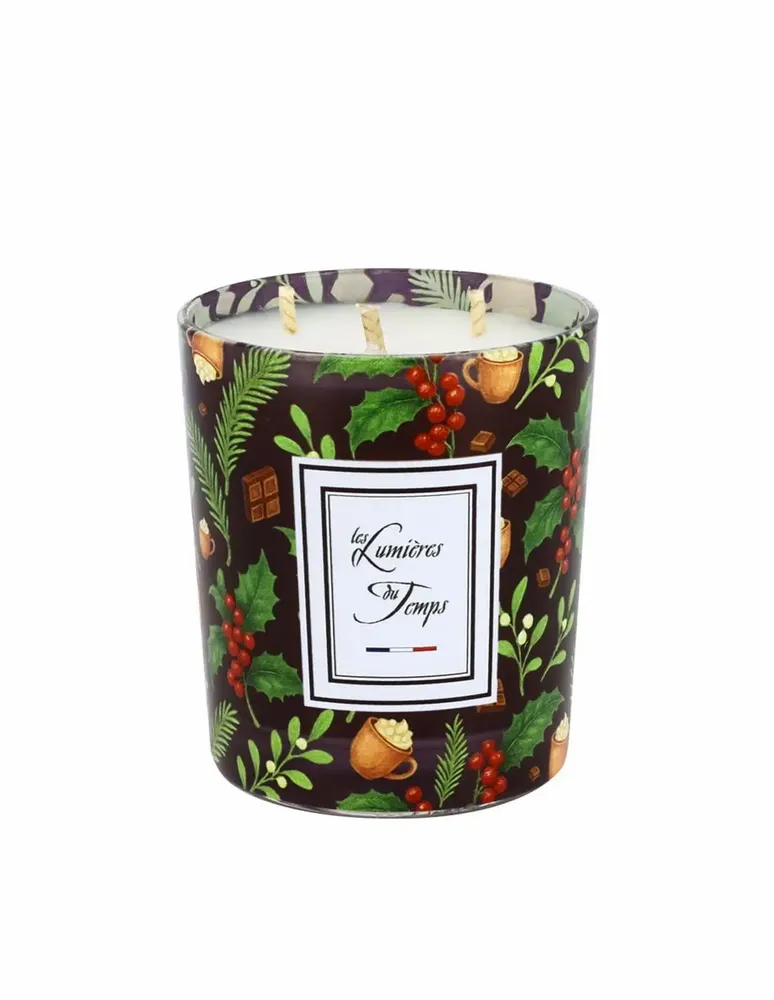 Candles - Winter Lights Candle 350g Hot Chocolate - LES LUMIERES DU TEMPS