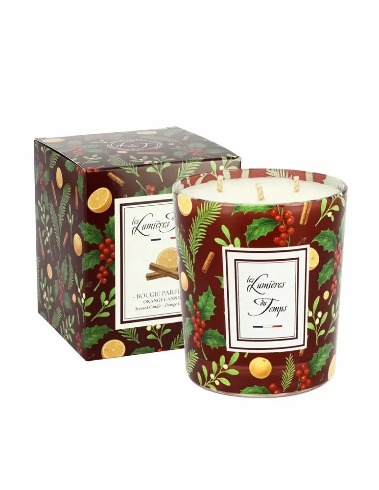 Candles - Winter Lights Candle 350g Orange Cinnamon - LES LUMIERES DU TEMPS