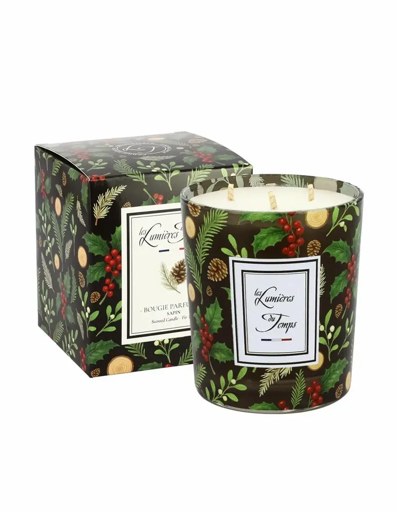 Candles - Winter Lights Candle 350g Fir - LES LUMIERES DU TEMPS