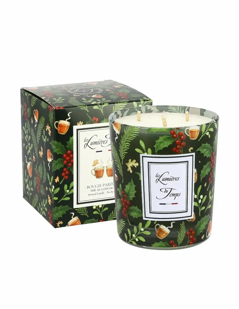 Candles - Winter Lights Candle 350g Fireside Tea - LES LUMIERES DU TEMPS