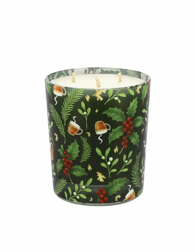 Candles - Winter Lights Candle 350g Fireside Tea - LES LUMIERES DU TEMPS