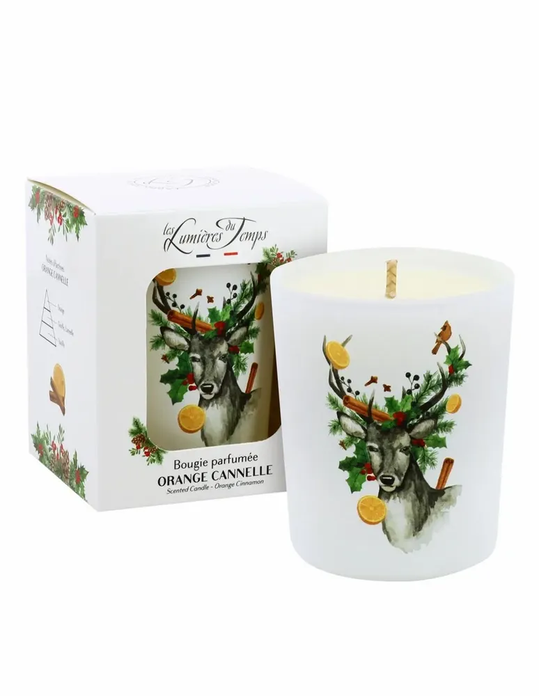 Candles - Enchanted Traditions Candle 180g Orange Cinnamon - LES LUMIERES DU TEMPS