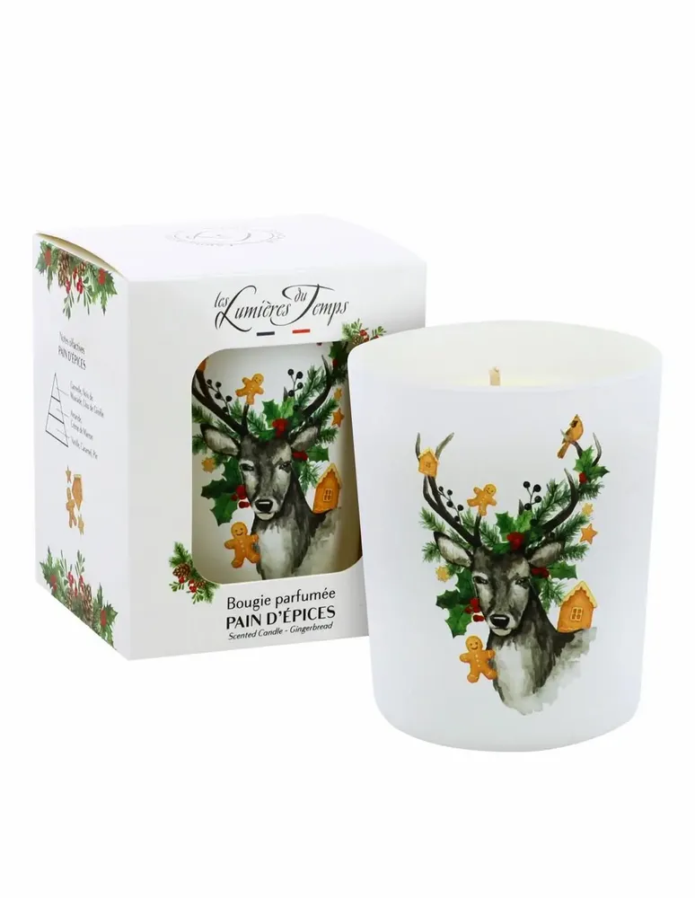 Bougies - Bougie Traditions Enchantées 180 g Pain d'épices - LES LUMIERES DU TEMPS