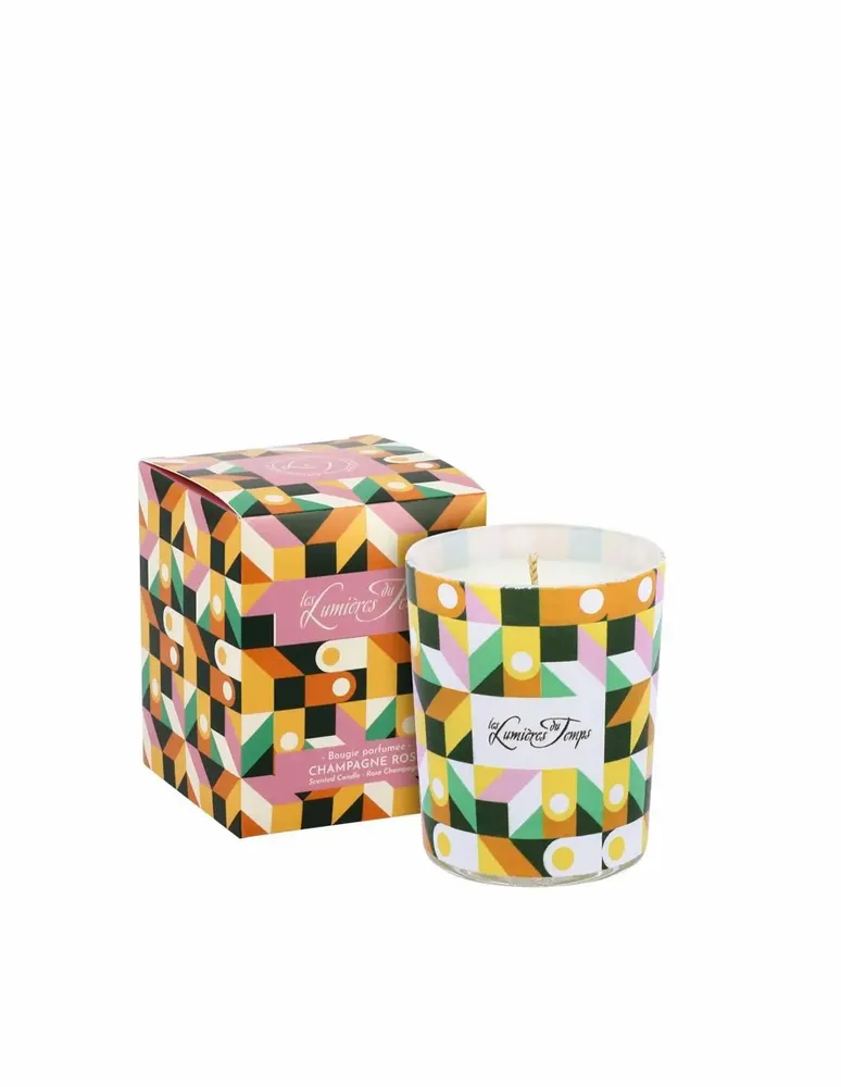Bougies - Bougie Chromatik 90 g Champagne Rosé - LES LUMIERES DU TEMPS