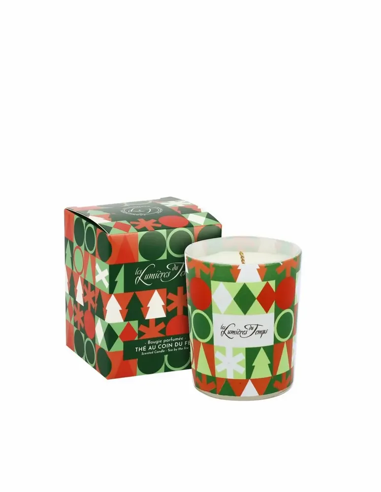 Bougies - Bougie Chromatik 90 g Thé au Coin du Feu - LES LUMIERES DU TEMPS