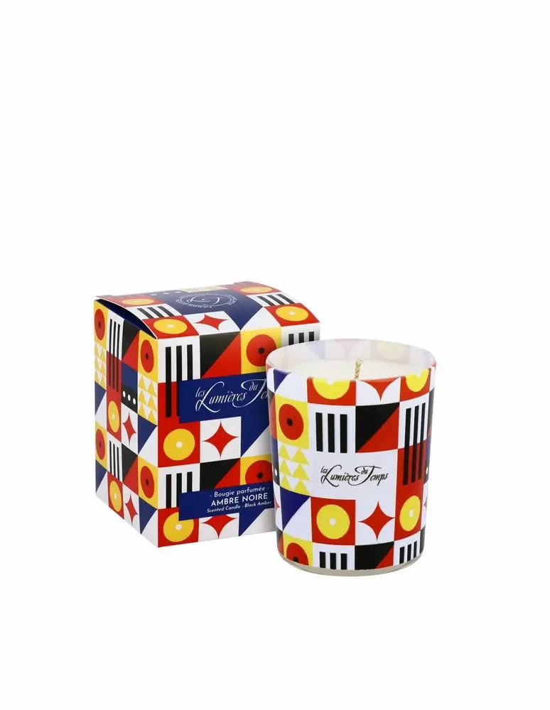 Bougies - Bougie Chromatik 90 g Ambre Noire - LES LUMIERES DU TEMPS