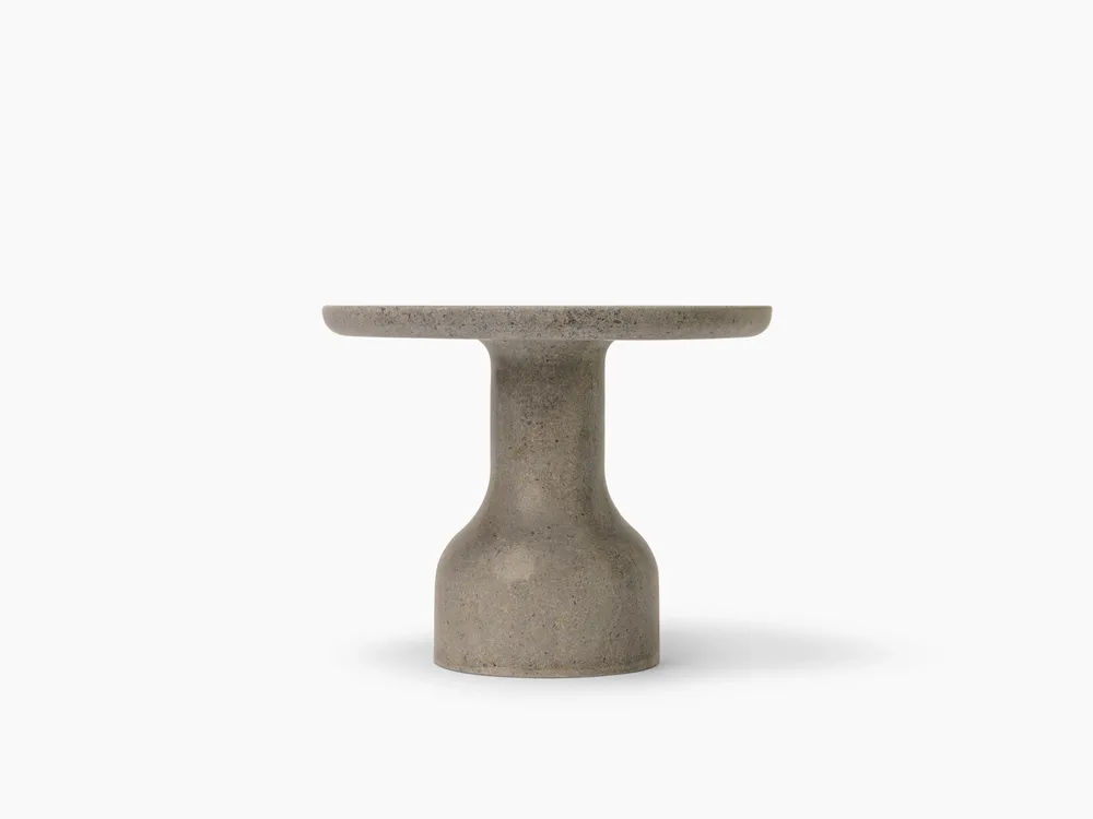 Tables basses - PESO — Table d'appoint ronde en pierre calcaire, taille moyenne - MOR