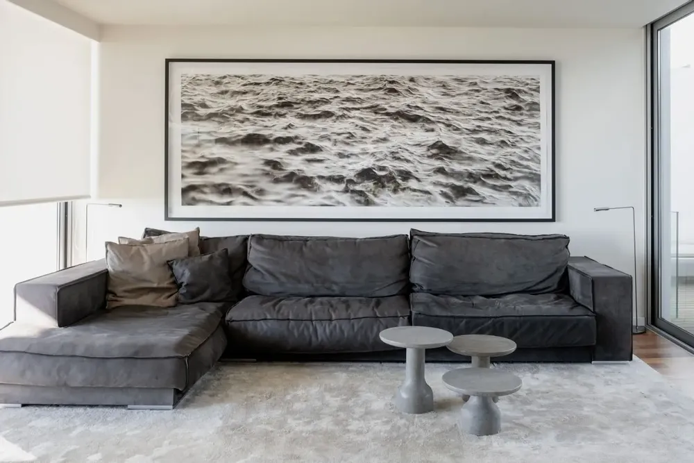 Tables basses - PESO — Table d'appoint ronde en pierre calcaire, taille moyenne - MOR