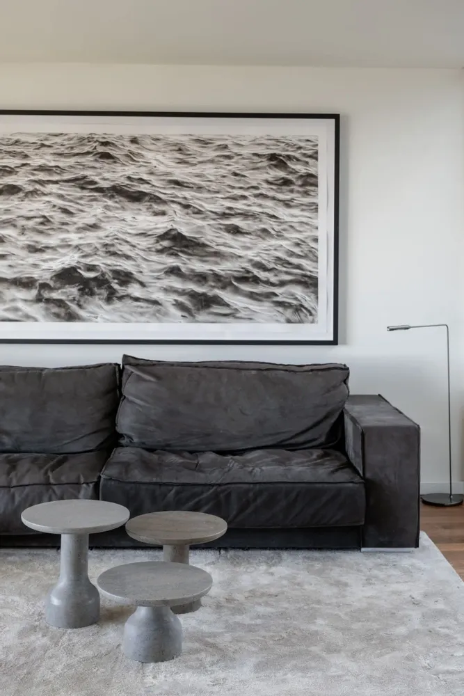 Tables basses - PESO — Table d'appoint ronde en pierre calcaire, taille moyenne - MOR