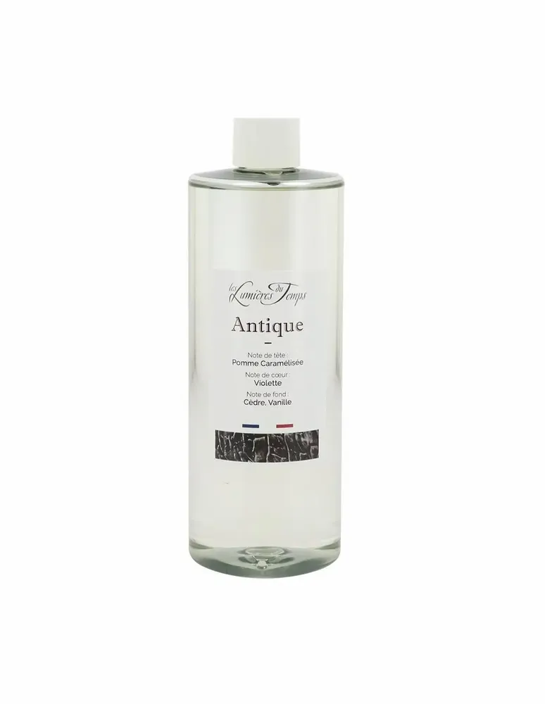 Diffuseurs de parfums - Recharge Diffuseur de Parfum Antique 400 ml Cachemire (avec rotins) - LES LUMIERES DU TEMPS