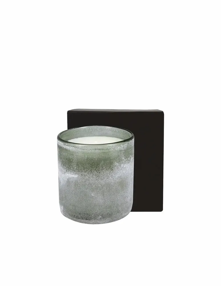 Bougies - Bougie Cassiopée Verte 430 g Poudre de Riz - LES LUMIERES DU TEMPS