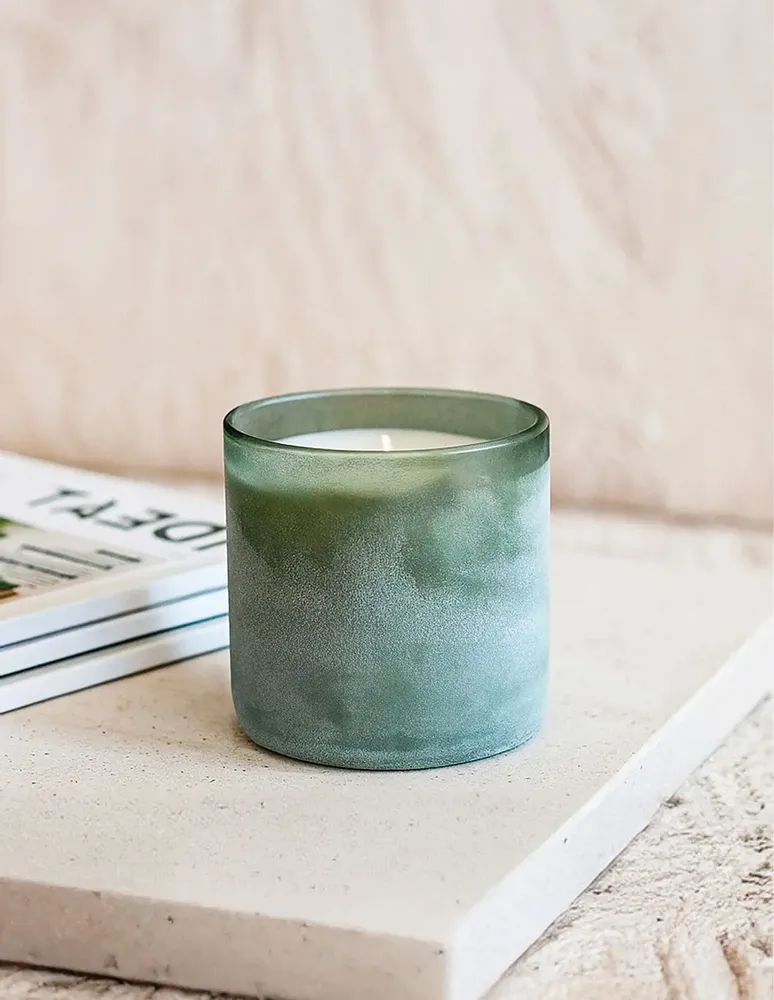 Bougies - Bougie Cassiopée Verte 430 g Poudre de Riz - LES LUMIERES DU TEMPS