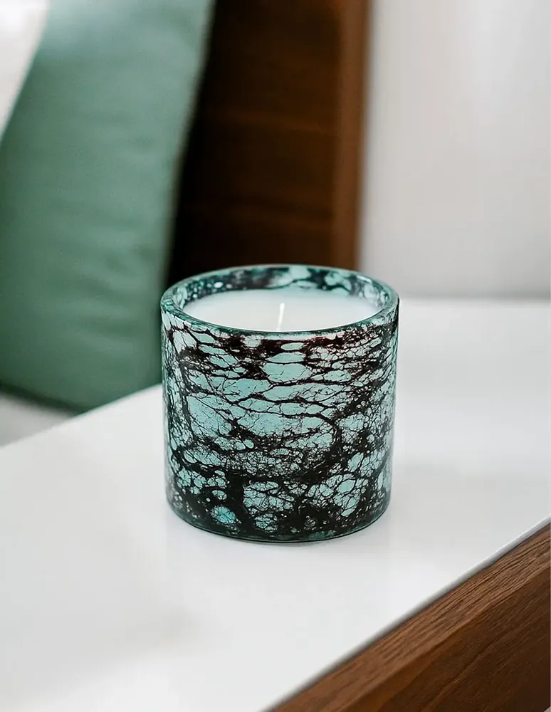 Bougies - Bougie Céleste Bleue 430 g Douceur Épicée - LES LUMIERES DU TEMPS