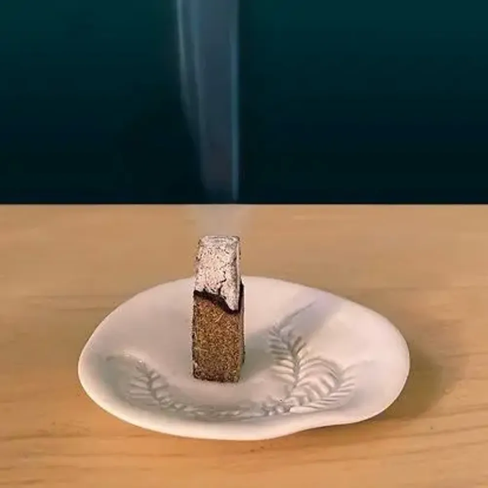 Objets de décoration - Coupelles à encens - en porcelaine, faites à la main, Made In France - TOTEM NATURE