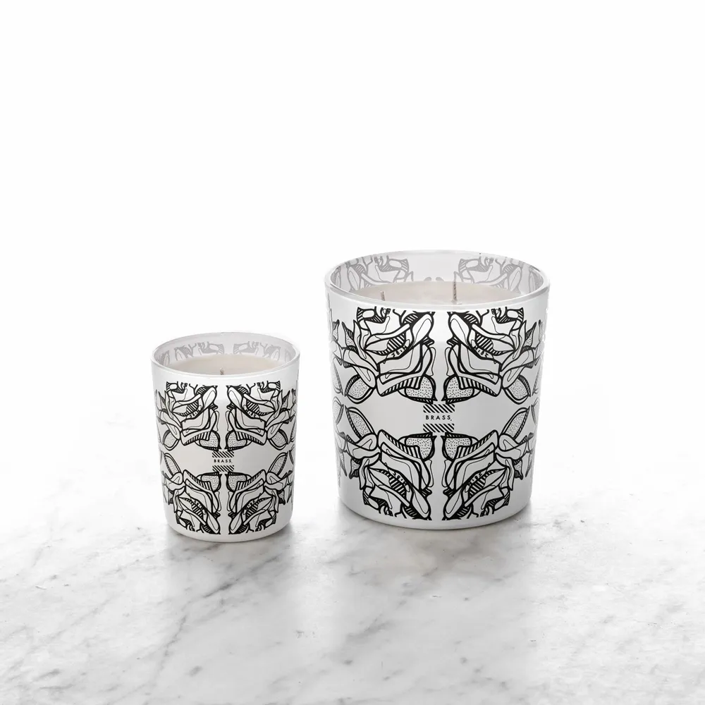 Bougies - Grande bougie parfumée White Fololo - Design by BRASS - ARTDECORIS