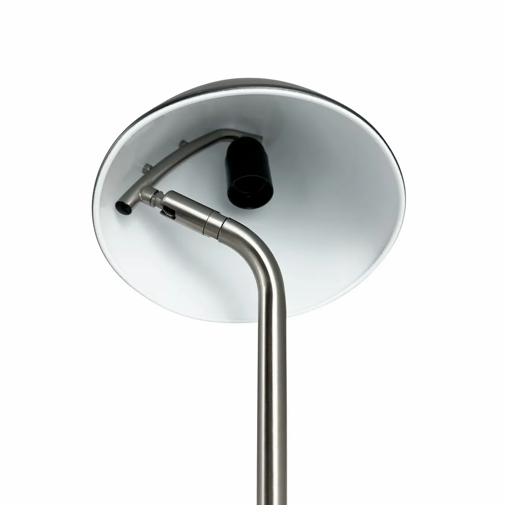 Table lamps - OULU Table lamp black - brushed steel - DYBERG LARSEN
