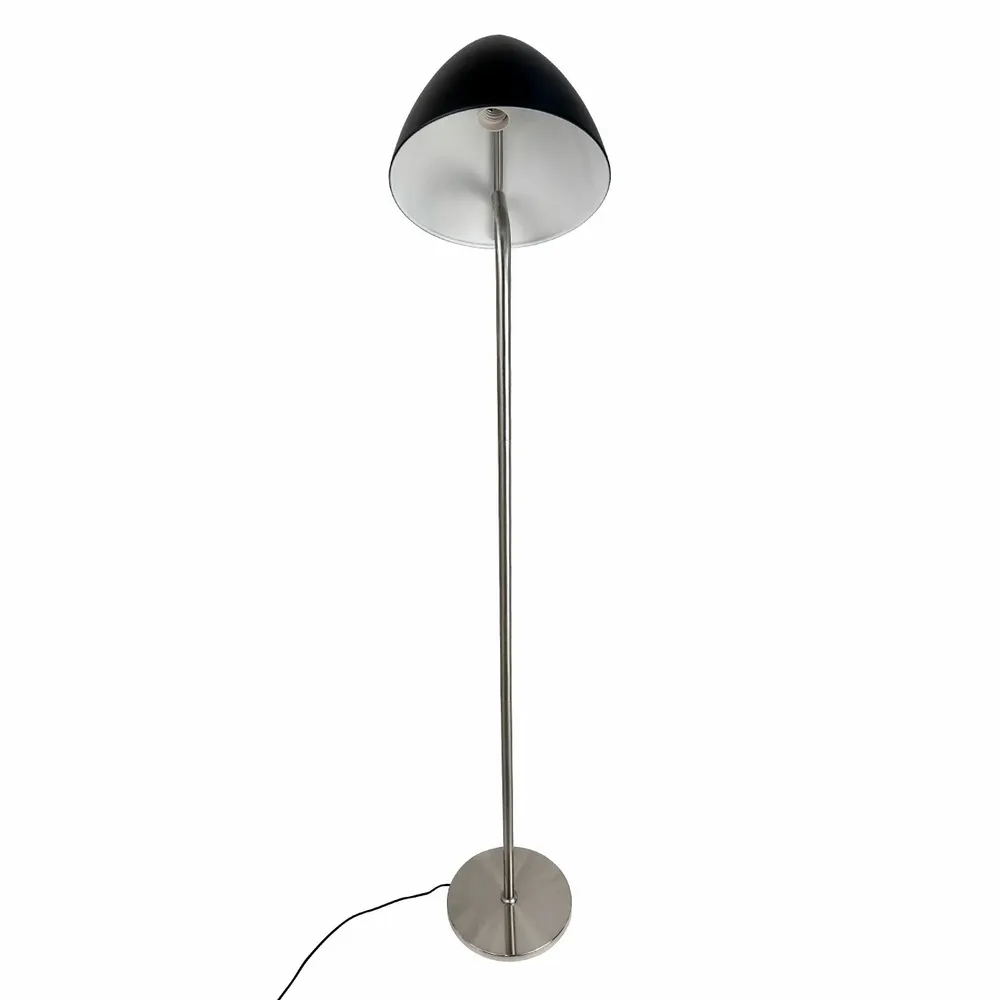 Floor lamps - OULU Floor lamp black - brushed steel - DYBERG LARSEN