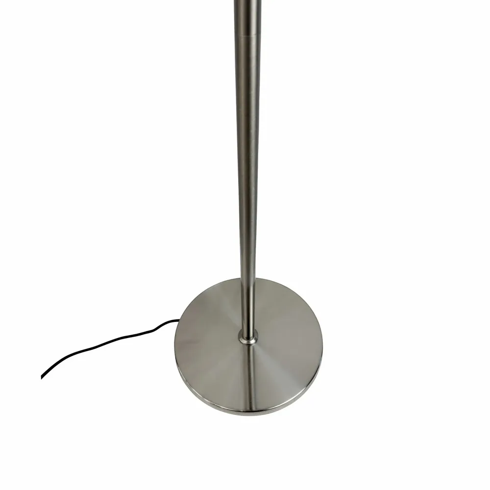 Floor lamps - OULU Floor lamp black - brushed steel - DYBERG LARSEN