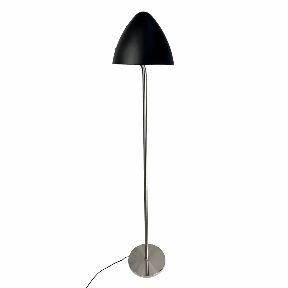 Floor lamps - OULU Floor lamp black - brushed steel - DYBERG LARSEN