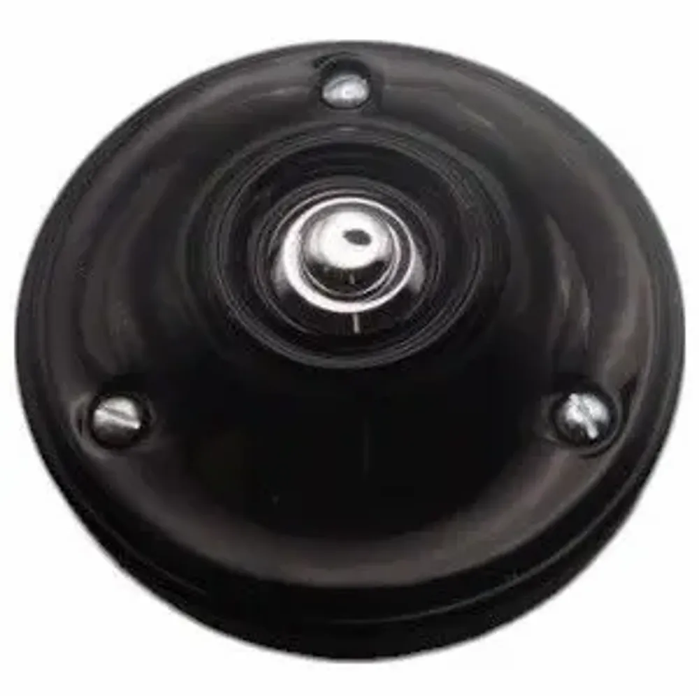 Doorbells - Porcelain bell black chrome bell - LA FÉE SONNETTE