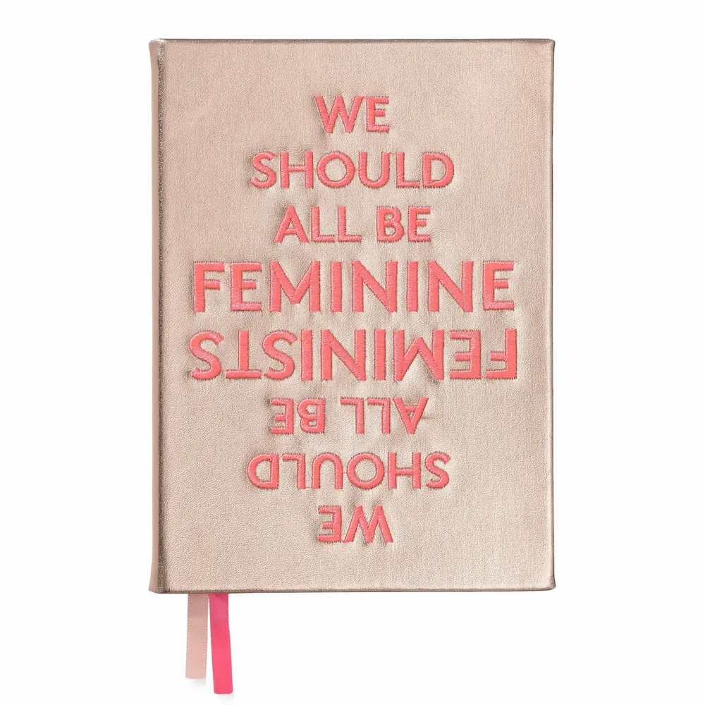 Papeterie bureau - Carnet avec citation brodée - BIEN MOVES